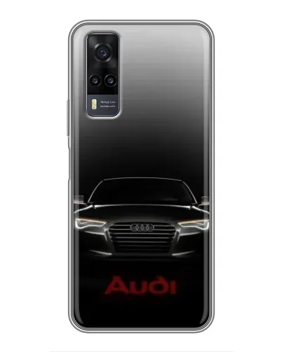 Чехол для Vivo Y31 с картинкой «Audi — градиентный контур»