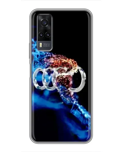 Чехол для Vivo Y31 с картинкой «Энергия лого Audi»