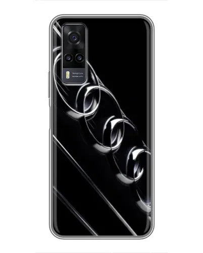 Чехол для Vivo Y31 с картинкой «Audi — абстрактные кольца»