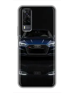 Чехол для Vivo Y31 с картинкой «Audi — ночное отражение» Чехол для Vivo Y31 с картинкой «Audi — ночное отражение»