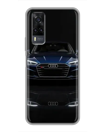 Чехол для Vivo Y31 с картинкой «Audi — ночное отражение»