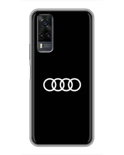 Чехол для Vivo Y31 с картинкой «Audi White Logo» Чехол для Vivo Y31 с картинкой «Audi White Logo»