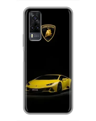 Чехол для Vivo Y31 с картинкой «Lamborghini желтый акцент» Чехол для Vivo Y31 с картинкой «Lamborghini желтый акцент»