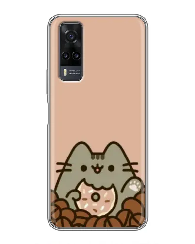 Чехол для Vivo Y31 с картинкой «Кофейный Пушин»