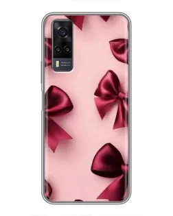 Чехол для Vivo Y31 с картинкой «Бордовый атлас» Чехол для Vivo Y31 с картинкой «Бордовый атлас»