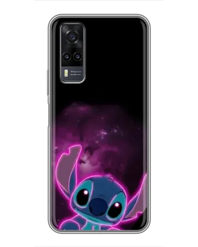Чехол для Vivo Y31 с картинкой «Неоновый Stitch»