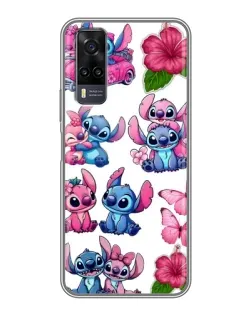 Чехол для Vivo Y31 с картинкой «Стикеры Stitch и Angel» Чехол для Vivo Y31 с картинкой «Стикеры Stitch и Angel»