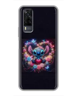 Чехол для Vivo Y31 с картинкой «Stitch в цветах» Чехол для Vivo Y31 с картинкой «Stitch в цветах»