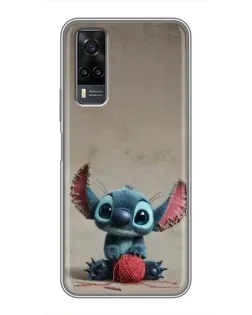 Чехол для Vivo Y31 с картинкой «Стич на коричневом фоне» Чехол для Vivo Y31 с картинкой «Стич на коричневом фоне»