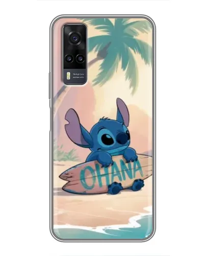 Чехол для Vivo Y31 с картинкой «Стич на серфе»