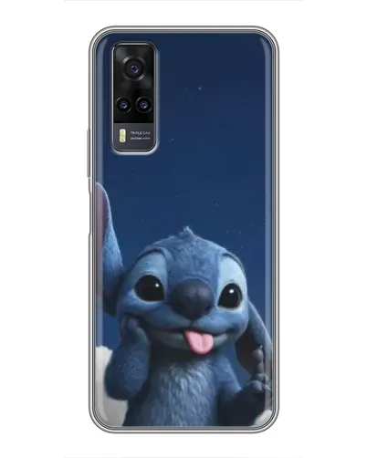 Чехол для Vivo Y31 с картинкой «Стич в облаках»