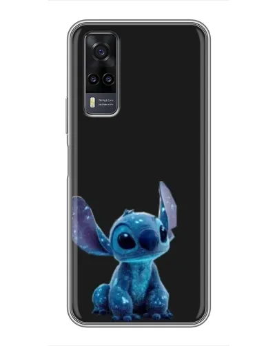Чехол для Vivo Y31 с картинкой «Стич на черном»