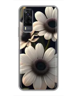 Чехол для Vivo Y31 с картинкой «Белые маргаритки макро» Чехол для Vivo Y31 с картинкой «Белые маргаритки макро»