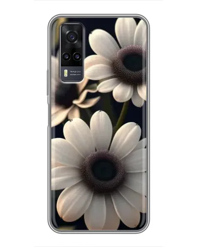 Чехол для Vivo Y31 с картинкой «Белые маргаритки макро» Чехол для Vivo Y31 с картинкой «Белые маргаритки макро»