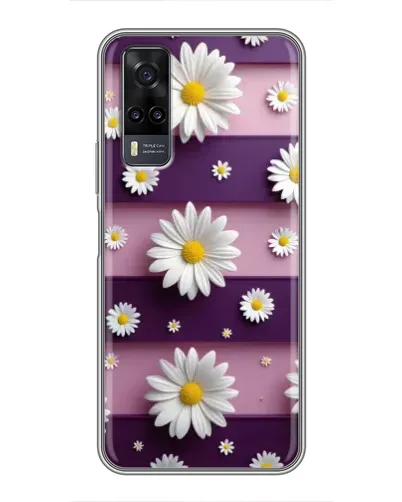 Чехол для Vivo Y31 с картинкой «Ромашки на фиолетовом» Чехол для Vivo Y31 с картинкой «Ромашки на фиолетовом»