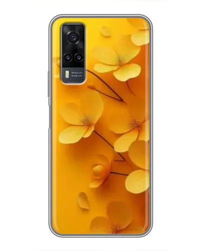 Чехол для Vivo Y31 с картинкой «Золотые лепестки» Чехол для Vivo Y31 с картинкой «Золотые лепестки»