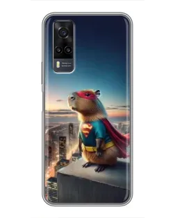Чехол для Vivo Y31 с картинкой «Капи-мен супергерой»