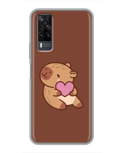 Чехол для Vivo Y31 с картинкой «Капибара с сердцем» Чехол для Vivo Y31 с картинкой «Капибара с сердцем»