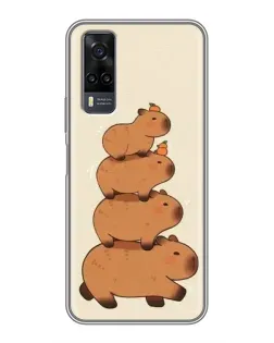 Чехол для Vivo Y31 с картинкой «Башня из капибар»