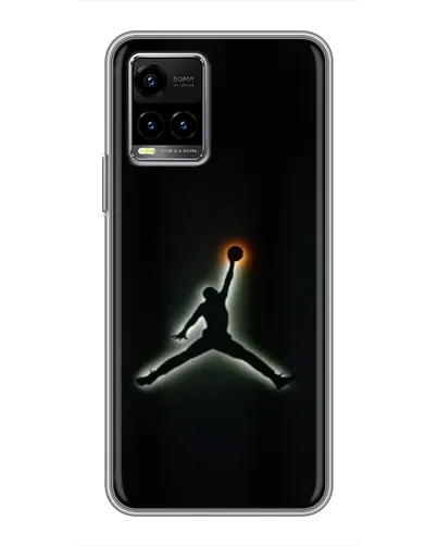 Чехол для Vivo Y33s с картинкой «Jordan Gradient Logo»