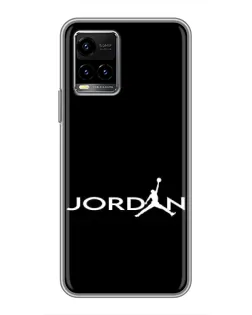 Чехол для Vivo Y33s с картинкой «Jordan White Logo» Чехол для Vivo Y33s с картинкой «Jordan White Logo»