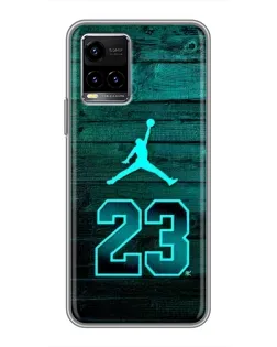 Чехол для Vivo Y33s с картинкой «Jordan Cyan 23» Чехол для Vivo Y33s с картинкой «Jordan Cyan 23»