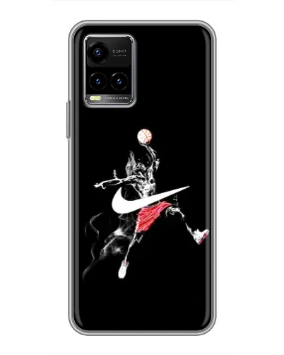 Чехол для Vivo Y33s с картинкой «Jordan Jumpman»