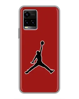 Чехол для Vivo Y33s с картинкой «Jordan Red Back» Чехол для Vivo Y33s с картинкой «Jordan Red Back»