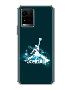 Чехол для Vivo Y33s с картинкой «Jordan Blue Fire» Чехол для Vivo Y33s с картинкой «Jordan Blue Fire»