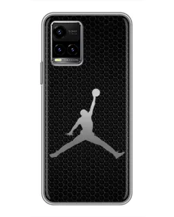 Чехол для Vivo Y33s с картинкой «Jordan Dark Carbon» Чехол для Vivo Y33s с картинкой «Jordan Dark Carbon»
