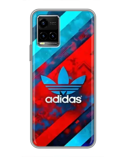 Чехол для Vivo Y33s с картинкой «Абстракция Adidas»