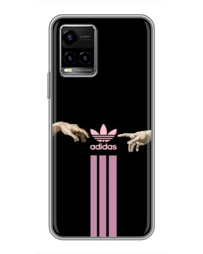 Чехол для Vivo Y33s с картинкой «Adidas Hands»