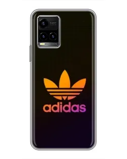 Чехол для Vivo Y33s с картинкой «Градиент Adidas»