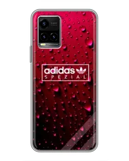 Чехол для Vivo Y33s с картинкой «Adidas Gold Marble»