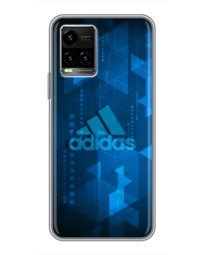 Чехол для Vivo Y33s с картинкой «Adidas Sport Art»