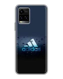 Чехол для Vivo Y33s с картинкой «Adidas Water Drops»