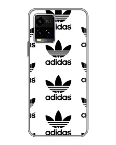 Чехол для Vivo Y33s с картинкой «Adidas Pattern»