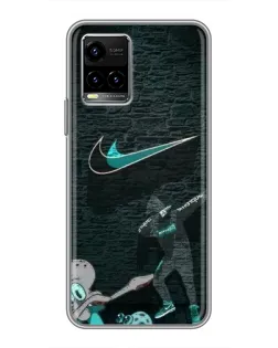 Чехол для Vivo Y33s с картинкой «Спортивный арт Nike» Чехол для Vivo Y33s с картинкой «Спортивный арт Nike»