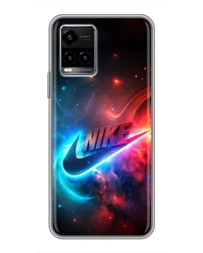 Чехол для Vivo Y33s с картинкой «Огненный логотип Nike» Чехол для Vivo Y33s с картинкой «Огненный логотип Nike»