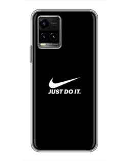 Чехол для Vivo Y33s с картинкой «Минимализм от Nike»