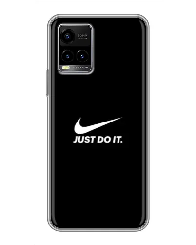 Чехол для Vivo Y33s с картинкой «Минимализм от Nike» Чехол для Vivo Y33s с картинкой «Минимализм от Nike»