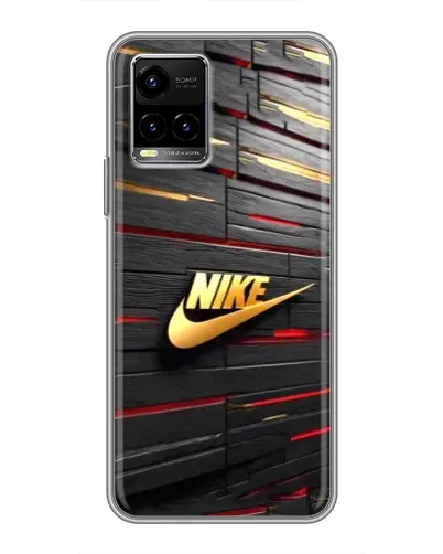 Чехол для Vivo Y33s с картинкой «Золотой Nike на металле» Чехол для Vivo Y33s с картинкой «Золотой Nike на металле»