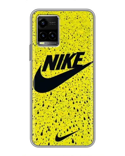 Чехол для Vivo Y33s с картинкой «Желтый текстурный Nike» Чехол для Vivo Y33s с картинкой «Желтый текстурный Nike»