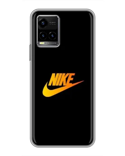 Чехол для Vivo Y33s с картинкой «Золотой логотип Nike» Чехол для Vivo Y33s с картинкой «Золотой логотип Nike»