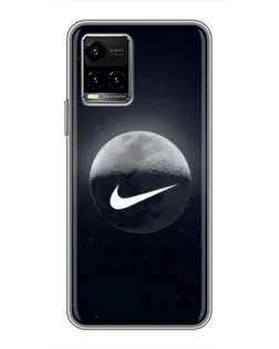 Чехол для Vivo Y33s с картинкой «Nike в стиле граффити»