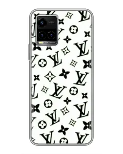 Чехол для Vivo Y33s с картинкой «Монохромный хаос LV»