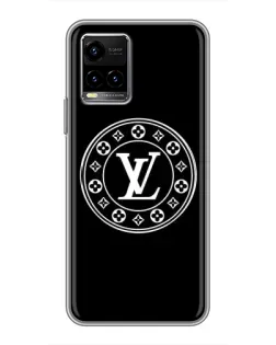 Чехол для Vivo Y33s с картинкой «LV — печать стиля»