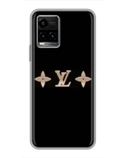 Чехол для Vivo Y33s с картинкой «Louis Vuitton — минимализм»