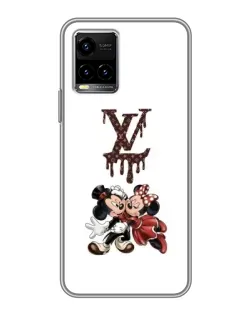 Чехол для Vivo Y33s с картинкой «LV и Микки Маус»