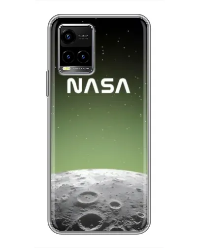 Чехол для Vivo Y33s с картинкой «NASA — лунный градиент» Чехол для Vivo Y33s с картинкой «NASA — лунный градиент»